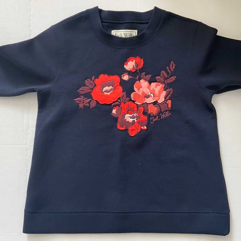 Jack Wills women’s floral sweatshirt